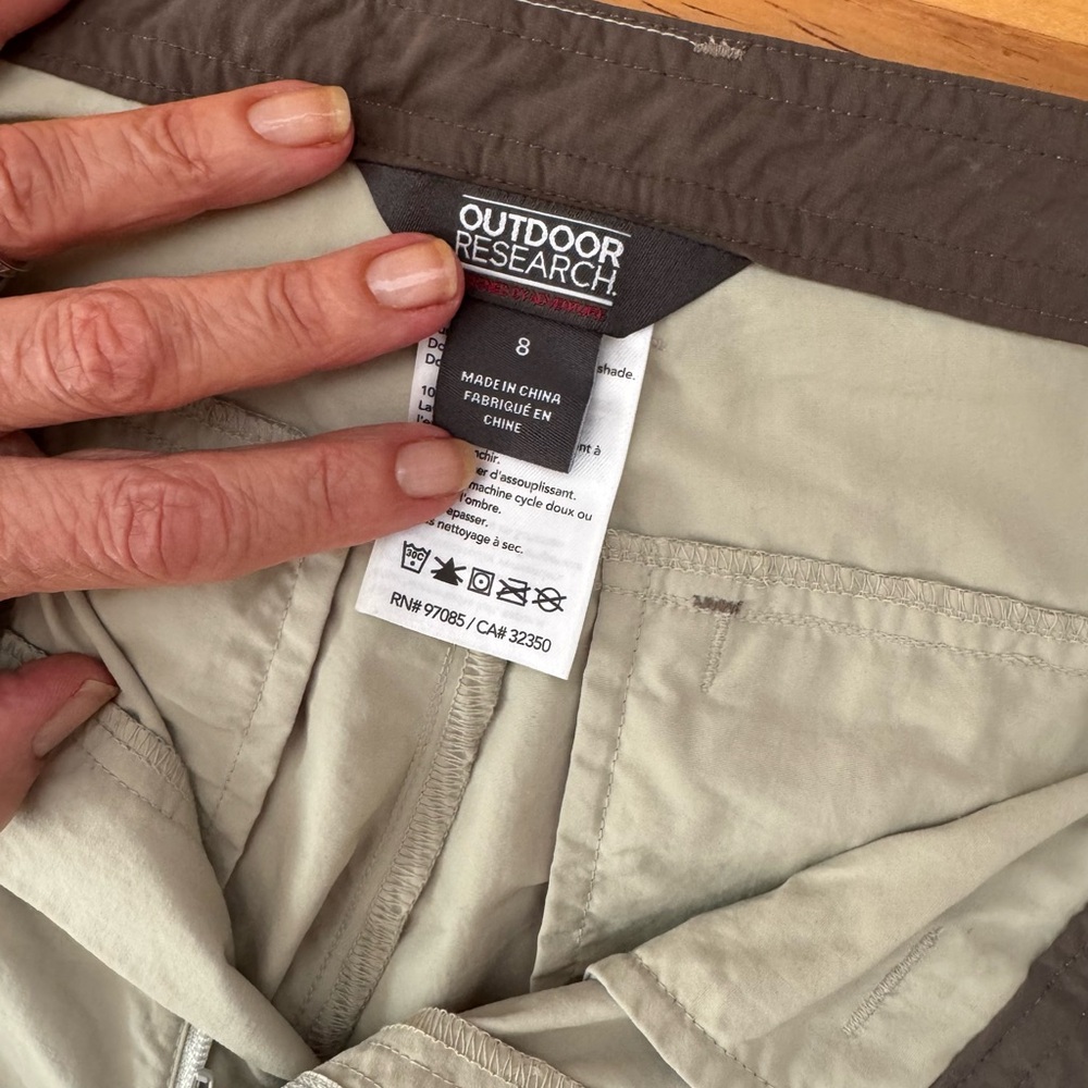 Outdoor Research Women's Tan Straight Leg Pants